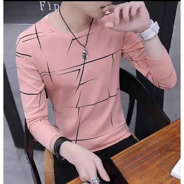 Fancy Cotton Jersey Full Sleeves T Shirt For Men