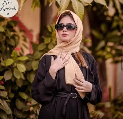 Stylish Georgette Full Abaya with Stoller - 1 Pc