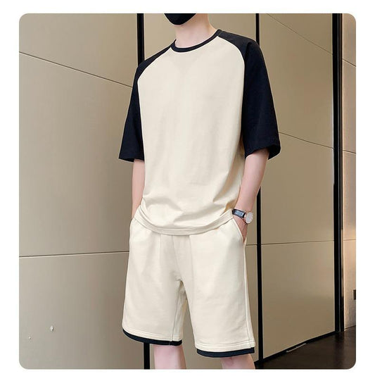 2 Pcs Men's Cotton Plain T-Shirt & Shorts
Tracksuit