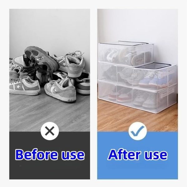 Transparent Storage Shoe Box Steel Structure Free